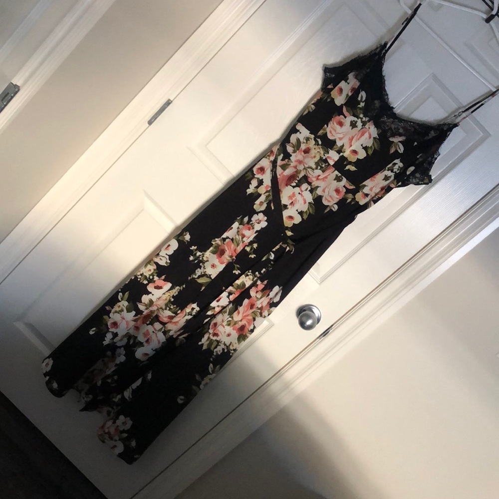 Flowery maxi dress